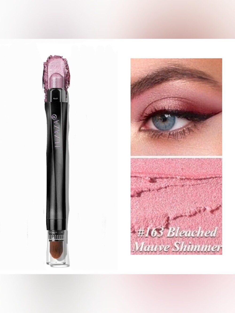 Luxaza Mauve Shimmer Cream Eyeshadow Stick - BNIB